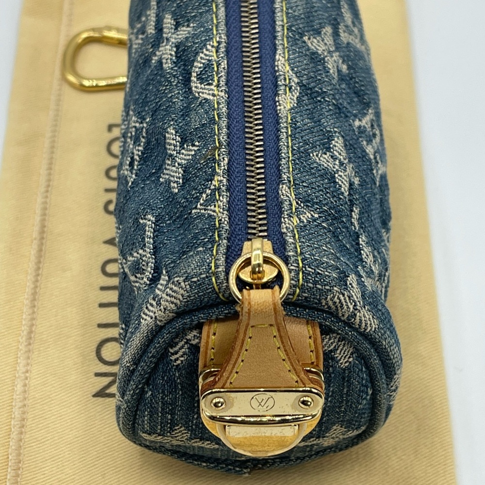 Louis Vuitton Denim Trousse Truth Speedy Pm Mini Pochette Pouch Limited Edition - Picture 7 of 16